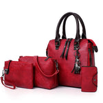 Multi-piece set New wave fashion handbag bag retro simple child bag shoulder bag Messenger bag