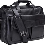 Vintage Full Grain Men's Leather Messenger Bag Notebook Bag